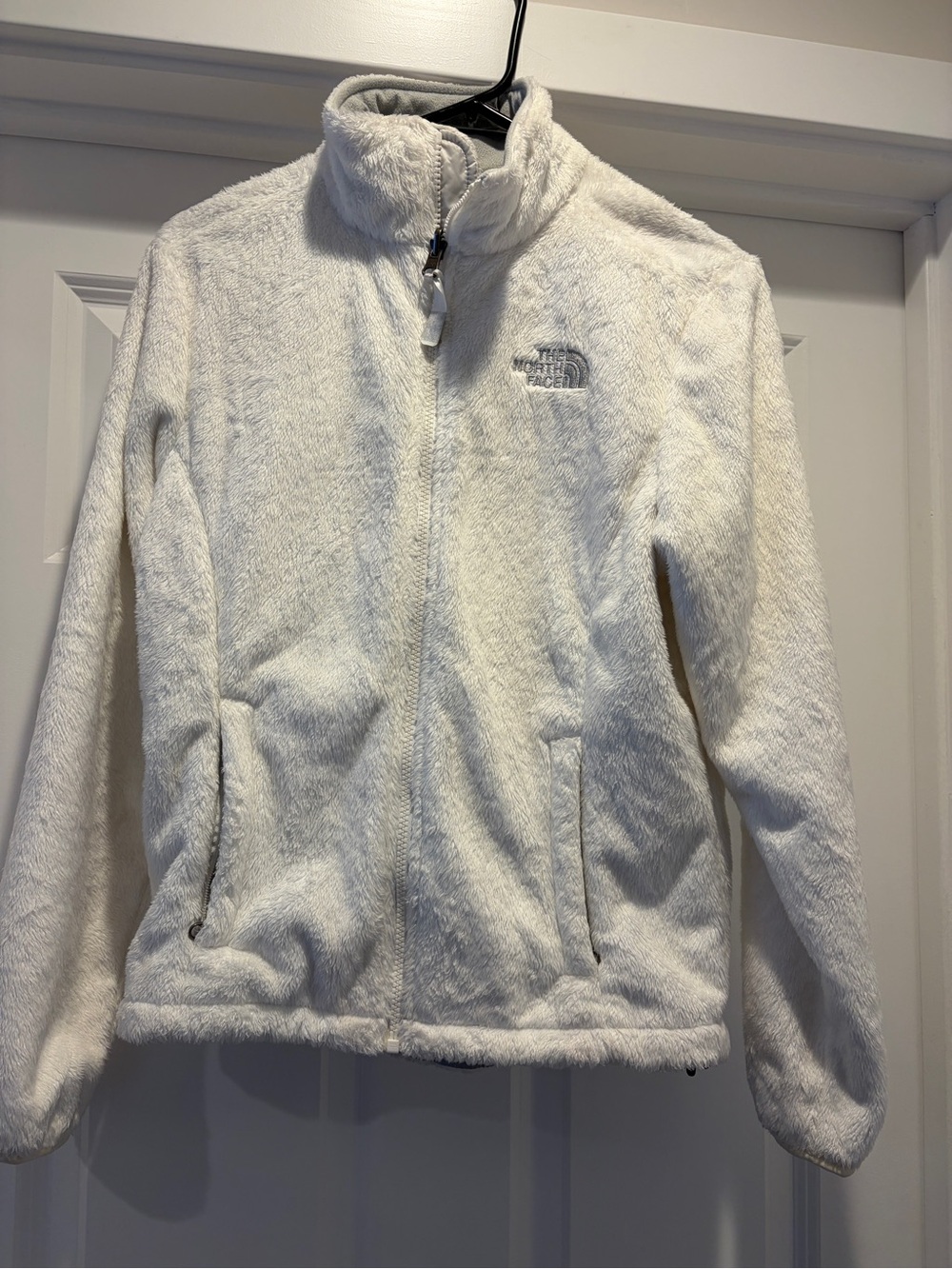The North Face Women's Cream Fleece Full-Zip Teddy Jacket